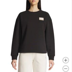 NWT PUMA Ladies' Fleece Crew in Black